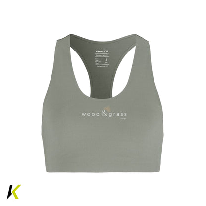 wood & grass yoga CRAFT® Collective Padded Sports Bra W