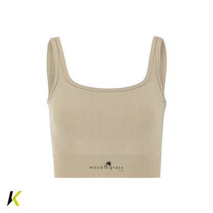 wood & grass yoga CRAFT® Collective Rib Sports Bra W