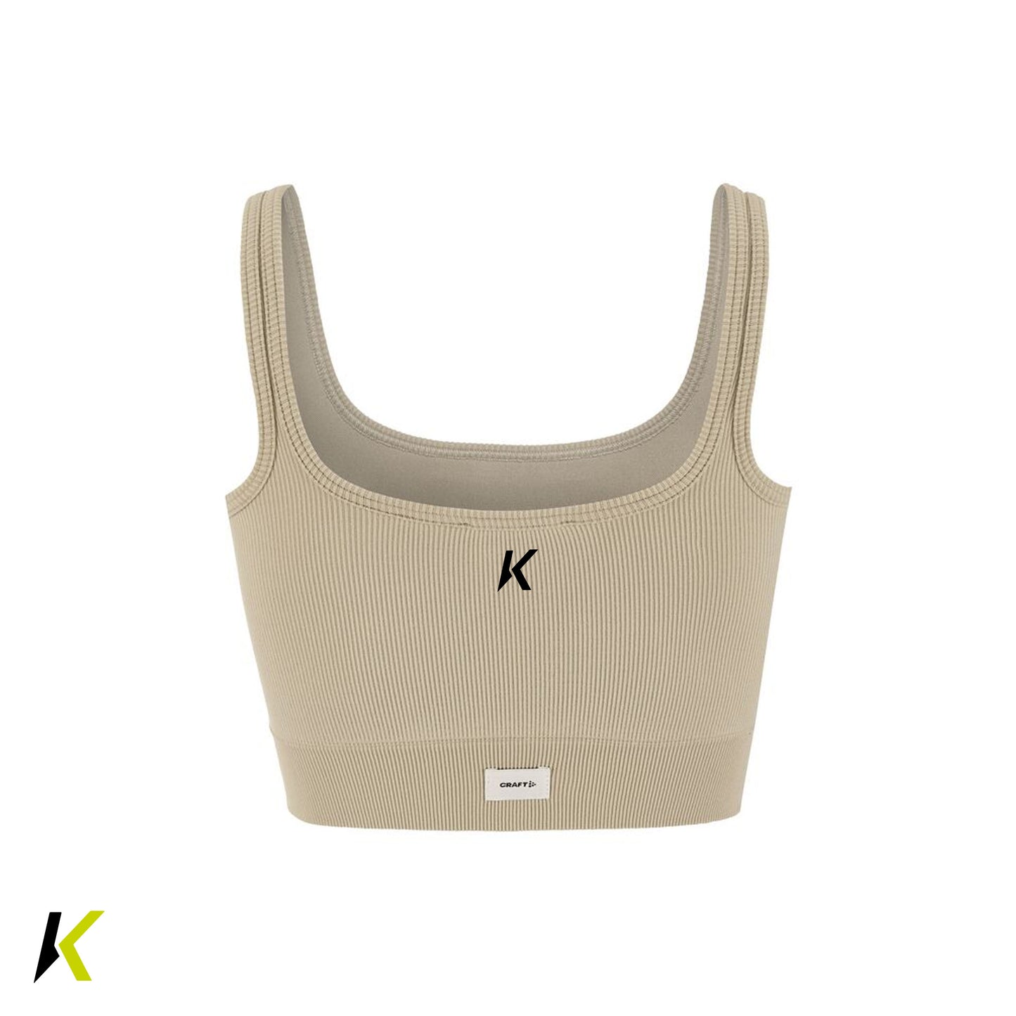 wood & grass yoga CRAFT® Collective Rib Sports Bra W