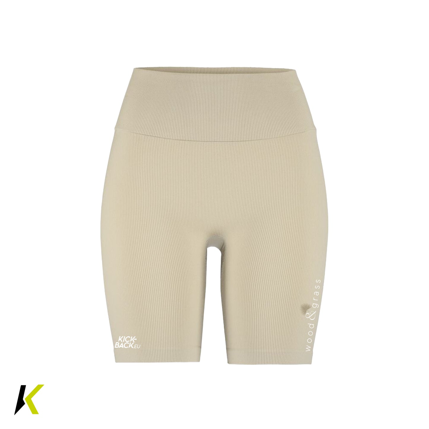 wood & grass yoga CRAFT® Collective Rib Short Tights W