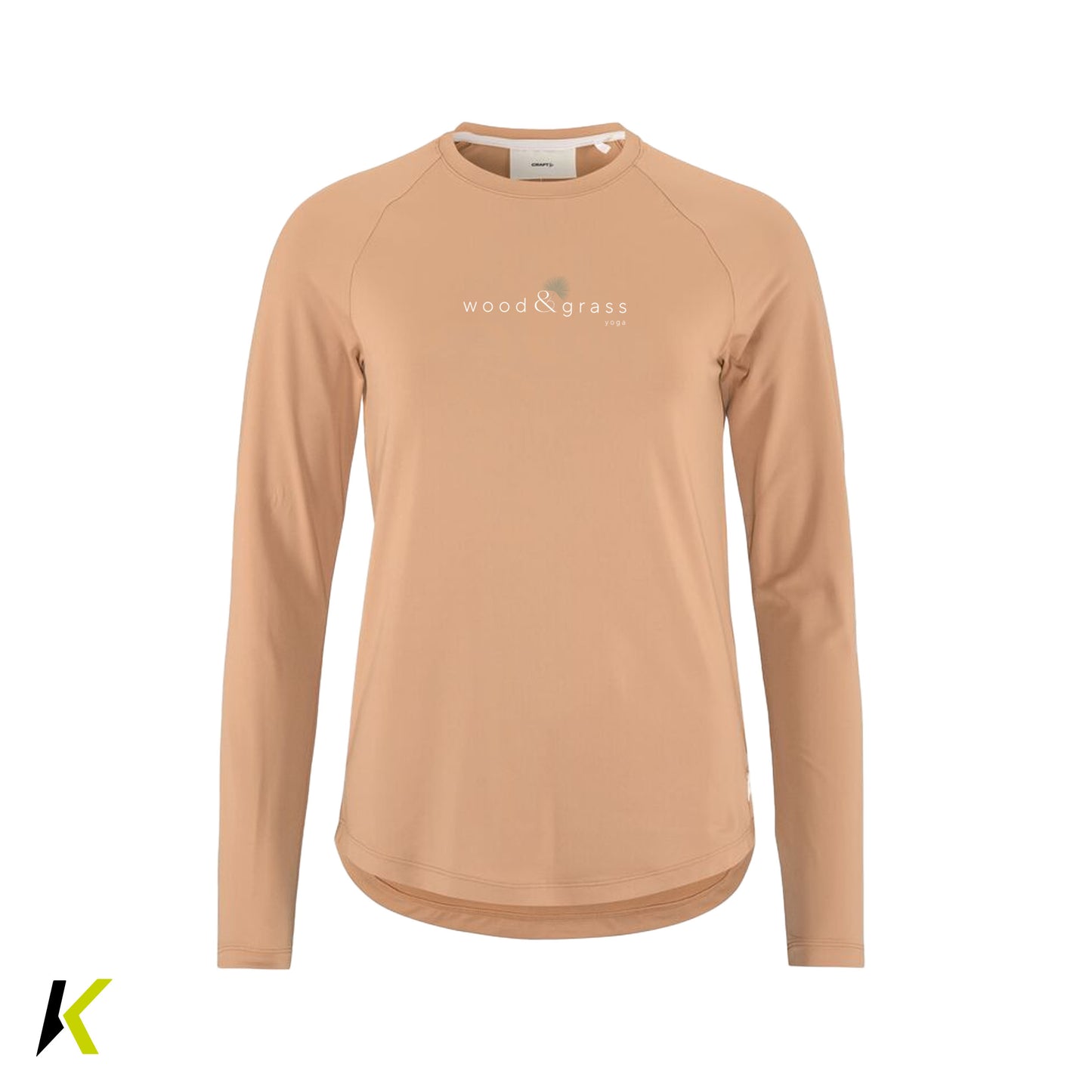wood & grass yoga CRAFT® Collective LS Tee W