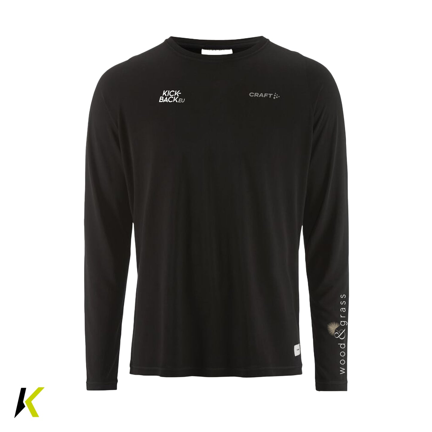 wood & grass yoga CRAFT® Collective Bi-Blend LS Tee M