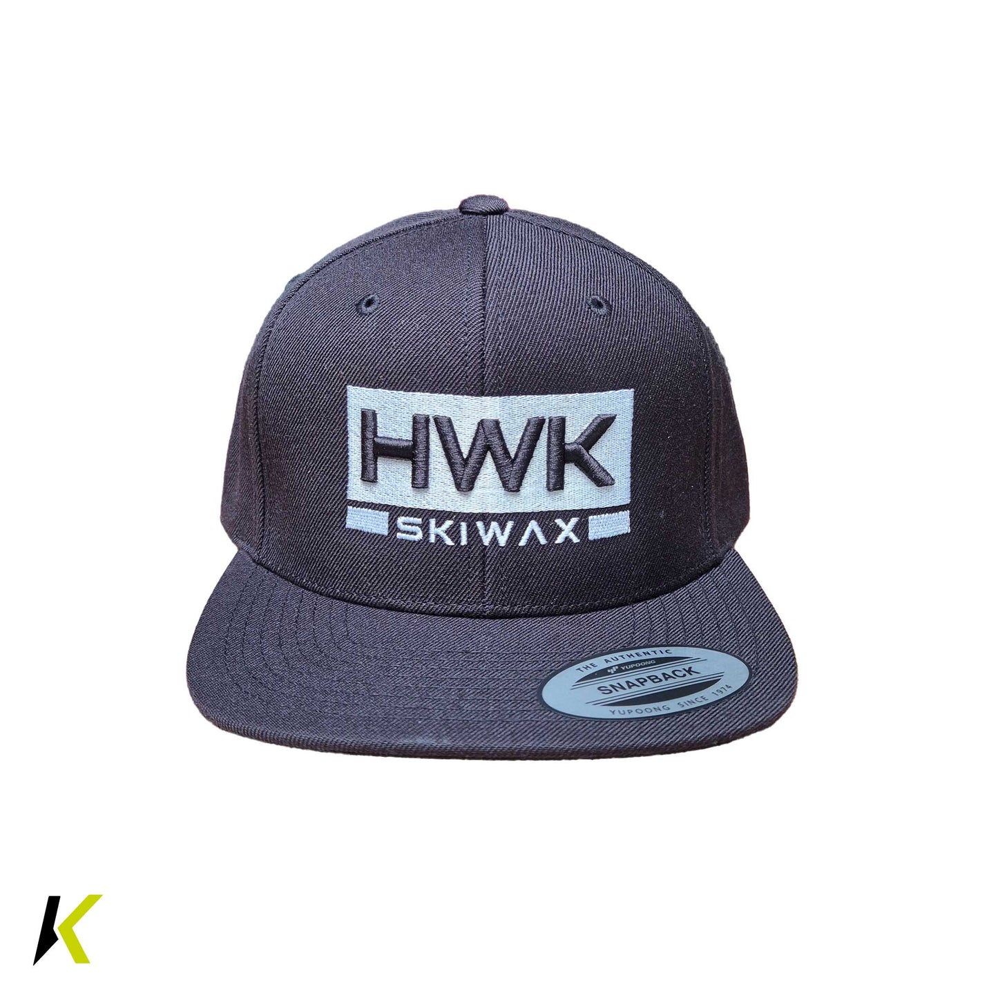 HWK FLEXFIT® Classic Snapback Cap - Logo silber