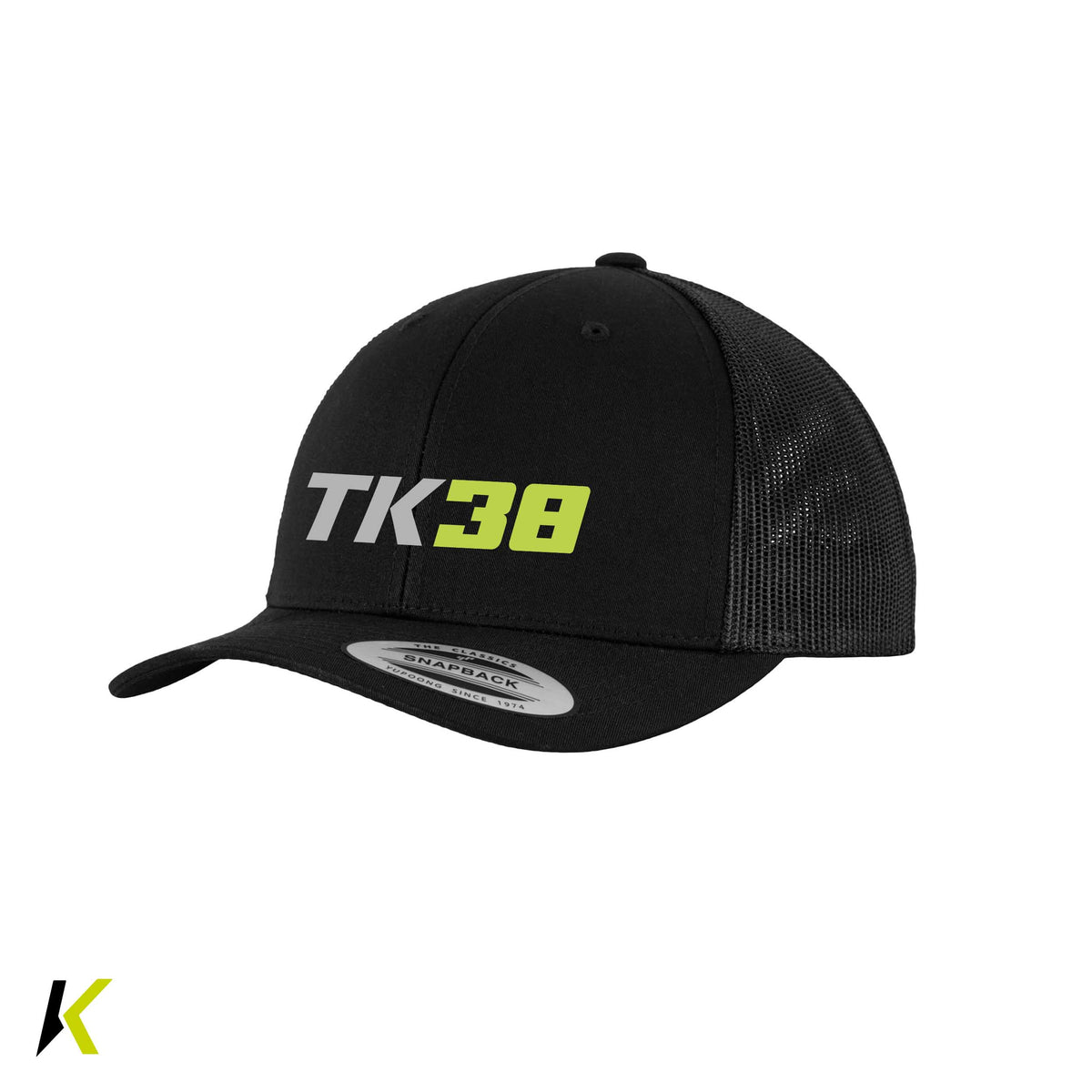 TK38 YUPOONG CLASSICS Retro Trucker Cap 3D-Stick