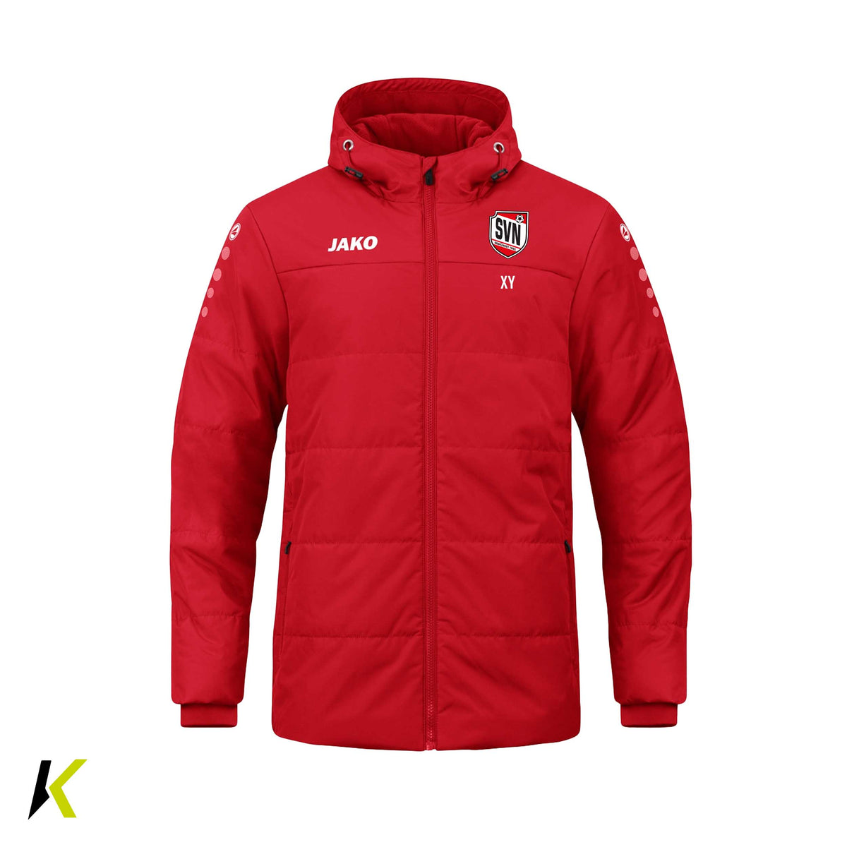 SVN JAKO® Coachjacke Team mit Kapuze M/JR