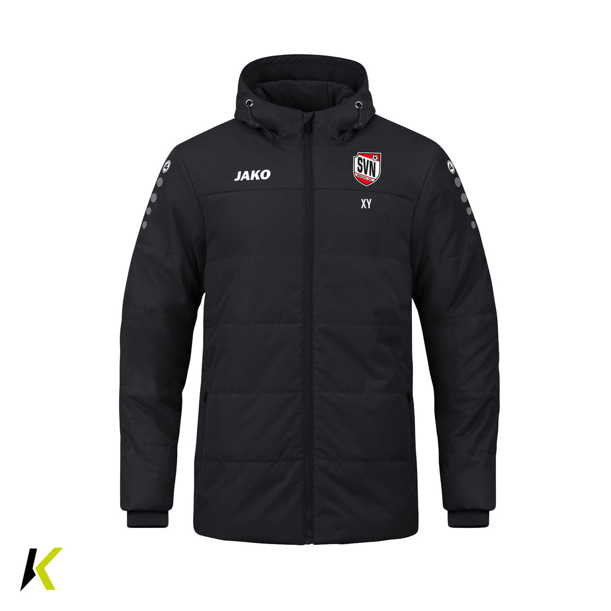 SVN JAKO® Coachjacke Team mit Kapuze M/JR