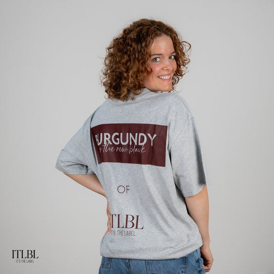 ITLBL Oversize-Shirt BURGUNDY