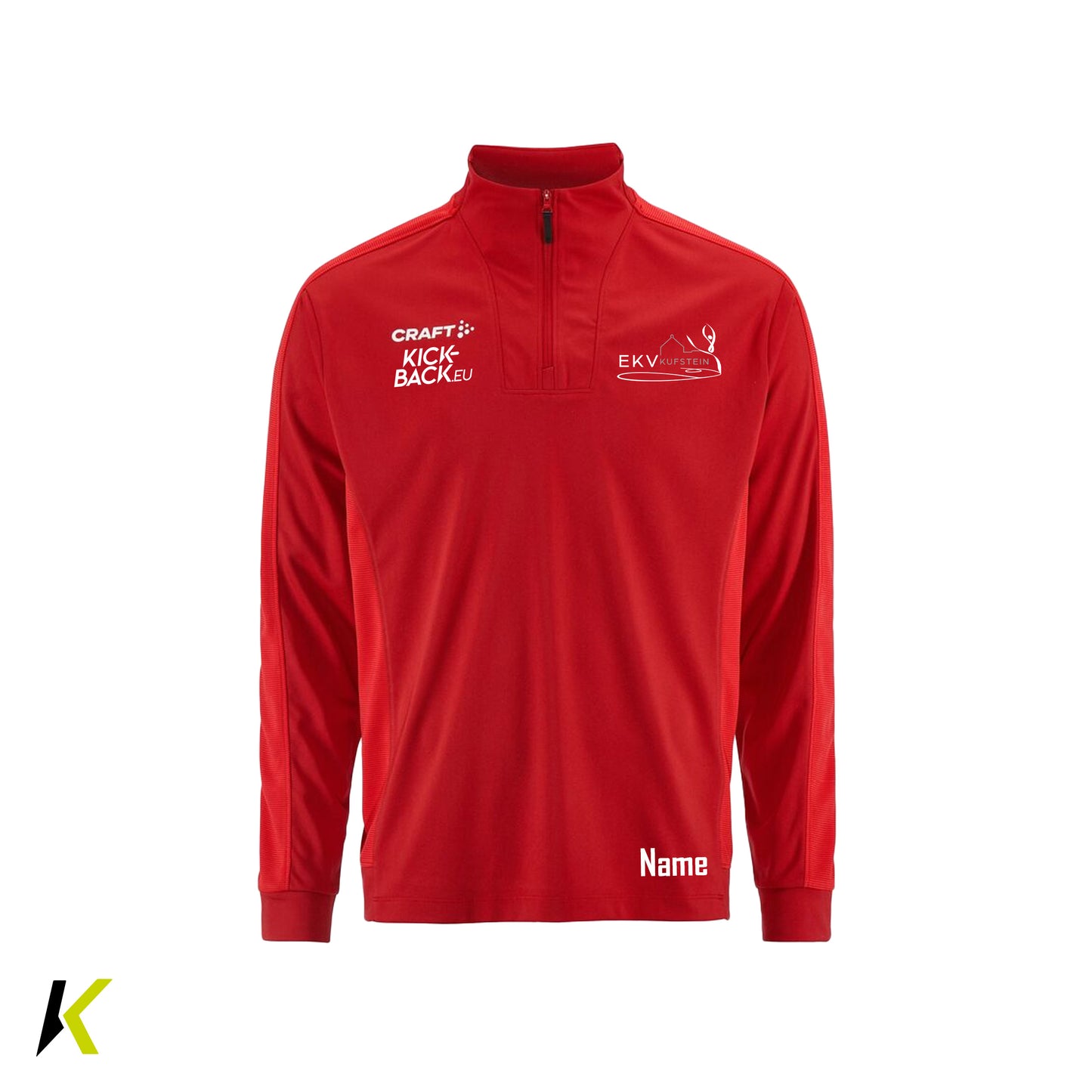 EKVK CRAFT Evolve 2.0 Contrast Half Zip Jr