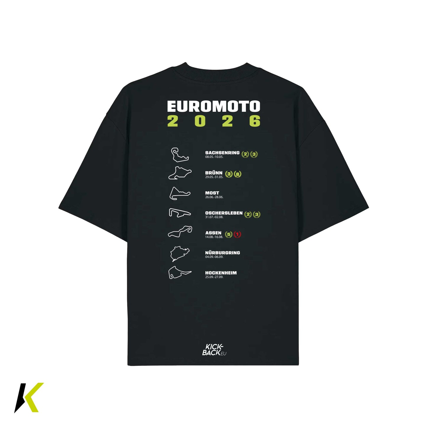 TK38 Oversize-Shirt Unisex CIRCUIT TOUR TEE 2026