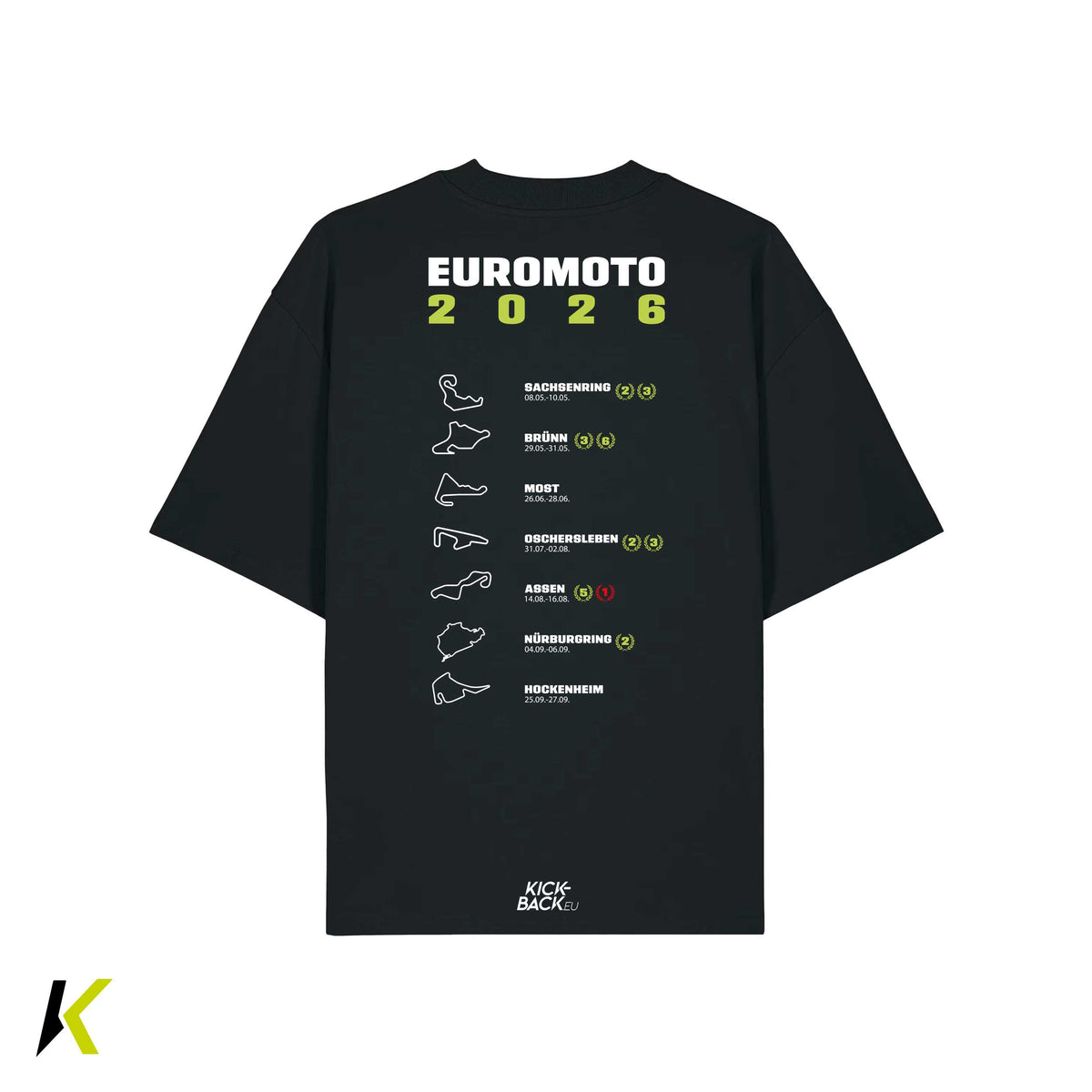 TK38 Oversize-Shirt Unisex CIRCUIT TOUR TEE 2026