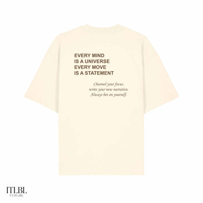 ITLBL Oversize-Shirt Every Mind Is A Universe Brown Unisex