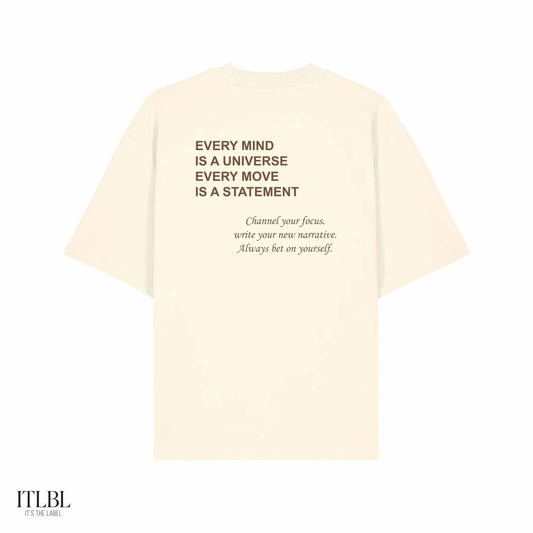 ITLBL Oversize-Shirt Every Mind Is A Universe Brown Unisex