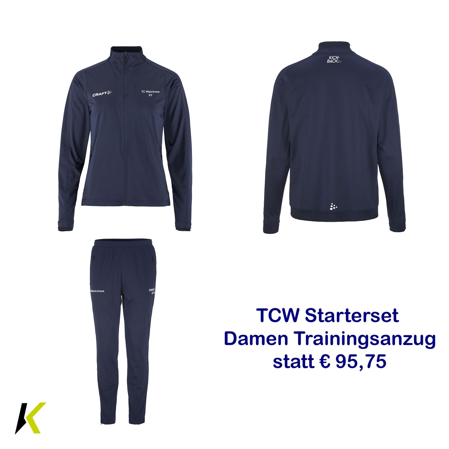 TCW CRAFT® Starterset Damen Trainingsanzug Sonderpreis