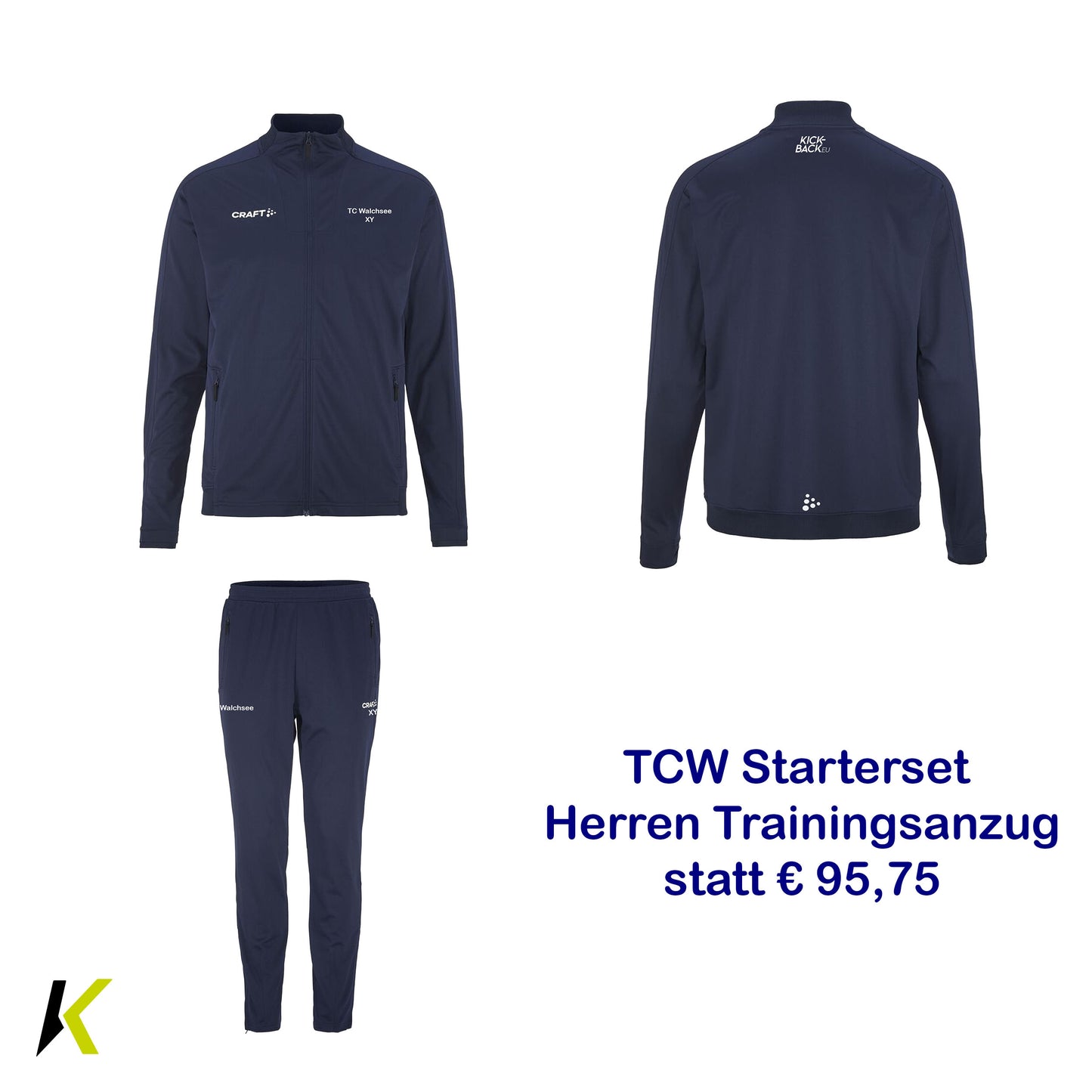 TCW CRAFT® Starterset Herren Trainingsanzug Sonderpreis