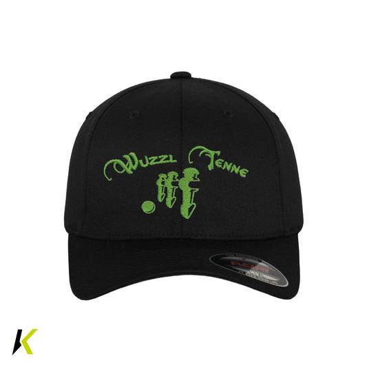 WuTe FLEXFIT® Wooly Combed Black Flexfit