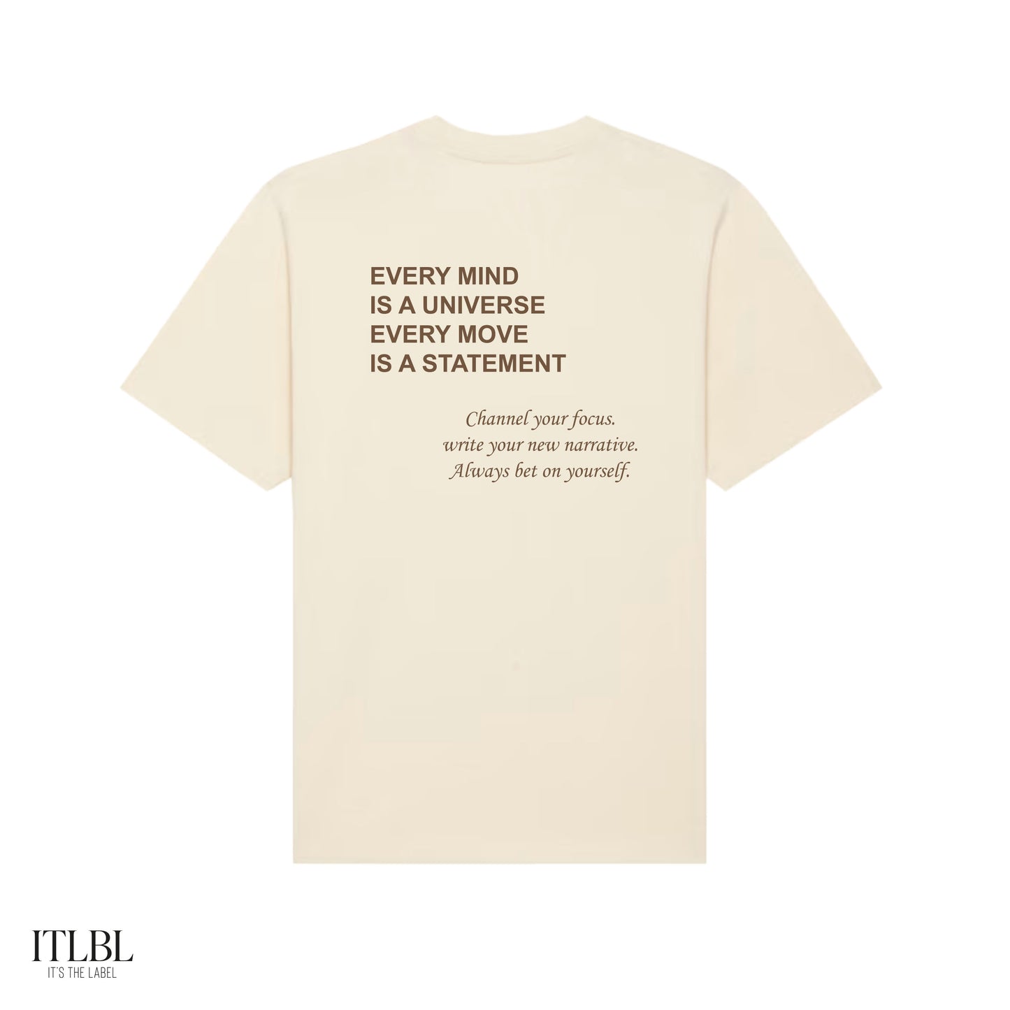 ITLBL Over-T Women Every Mind Is A Universe Brown