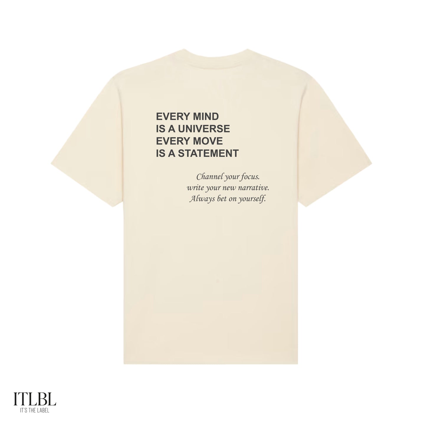 ITLBL Over-T Women Every Mind Is A Universe Grey